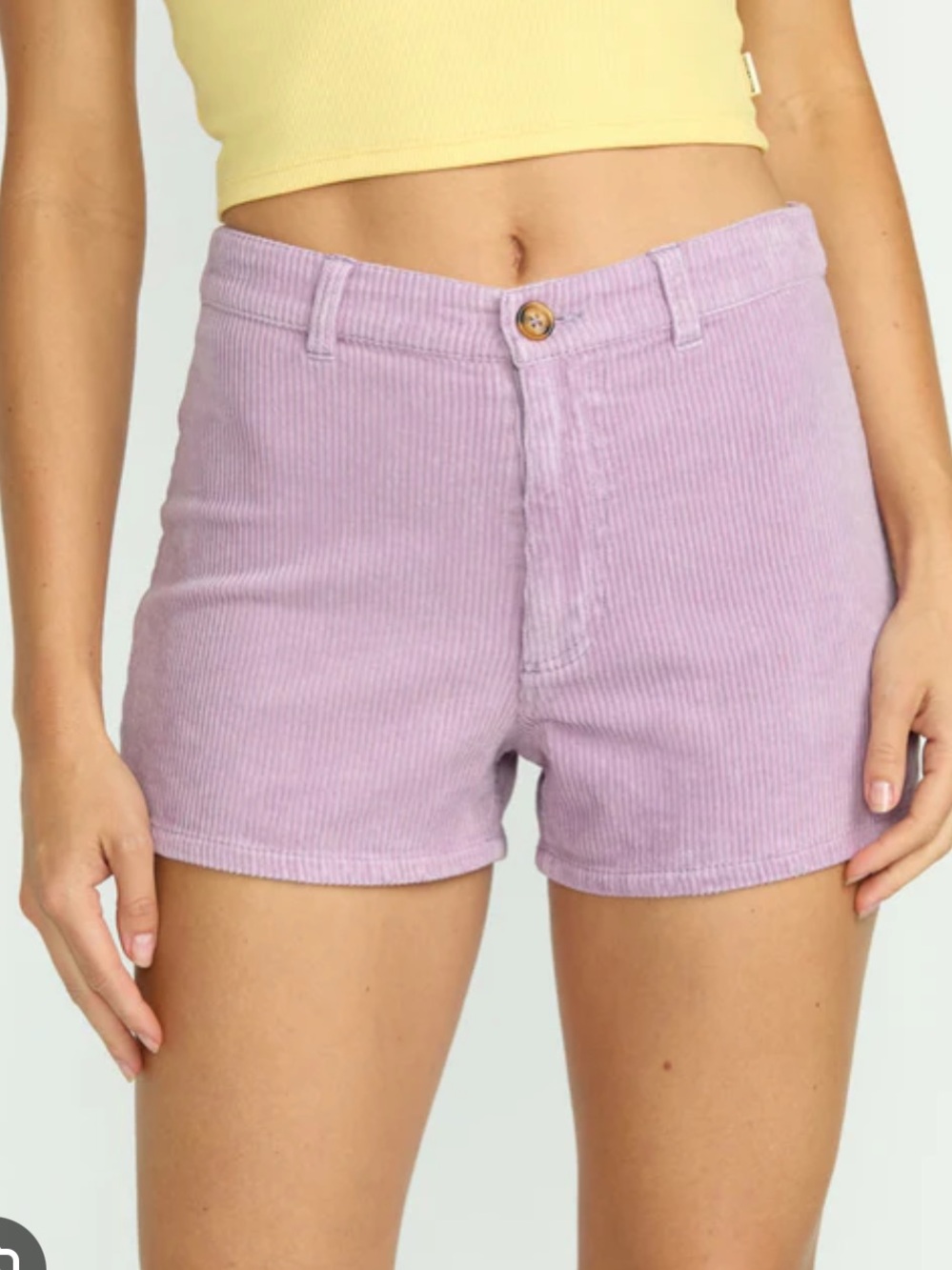 Billabongwomens purple corduroy shorts